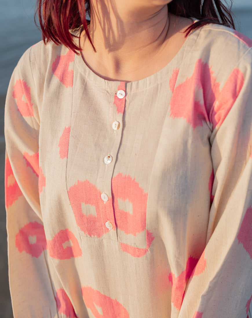 Pale Rose Creamy Dress