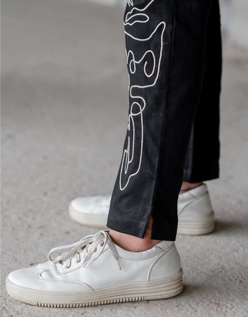 Black Artsy Pants