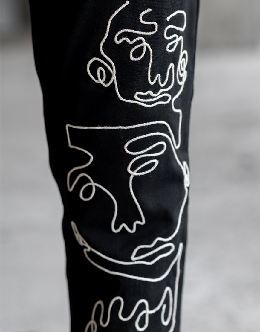 Black Artsy Pants