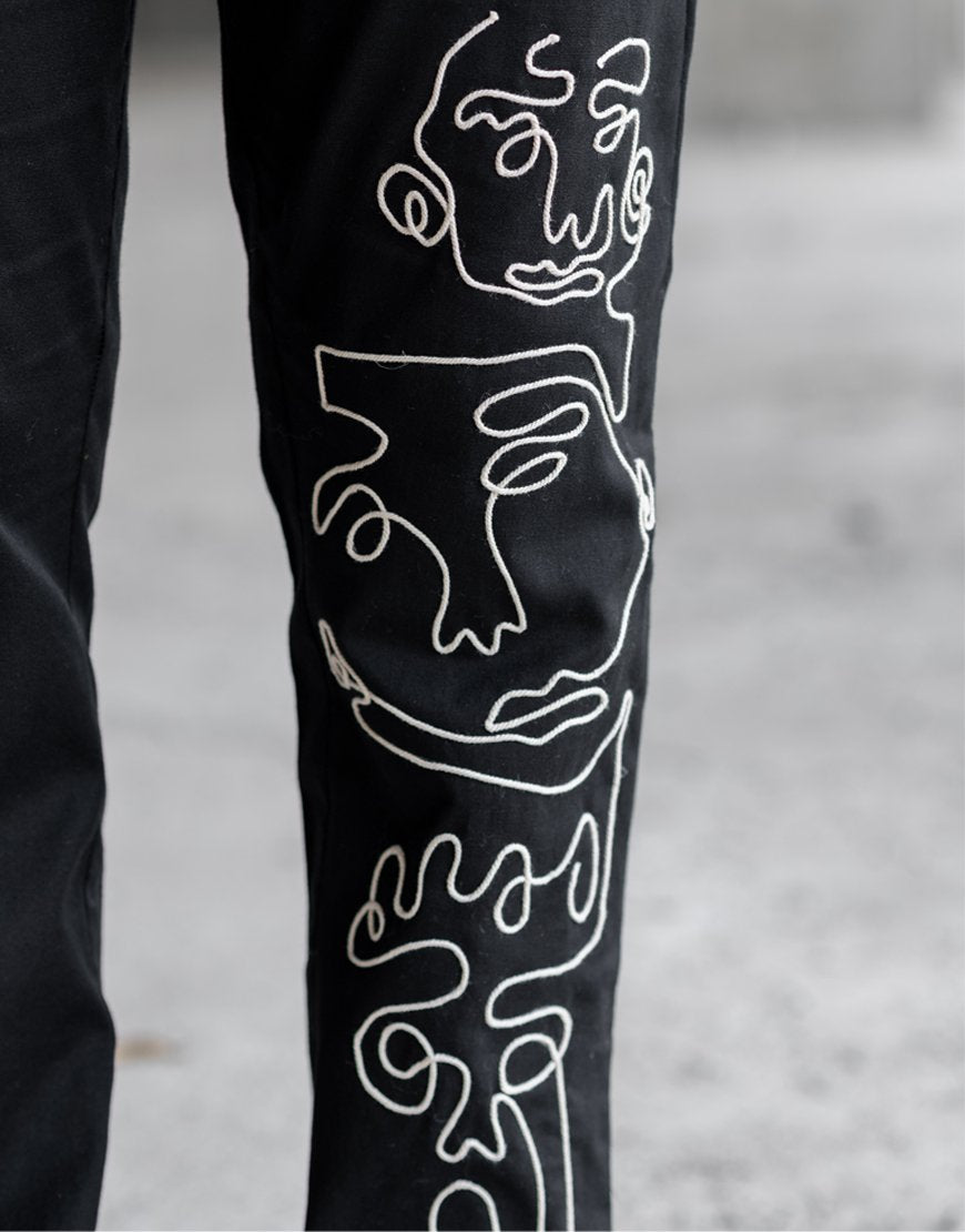 Black Artsy Pants
