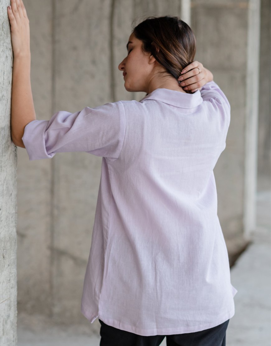 Lilac Artsy Shirt