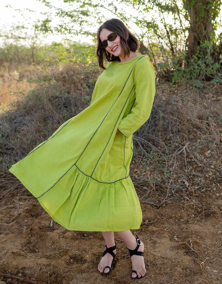 Lime Green Dress