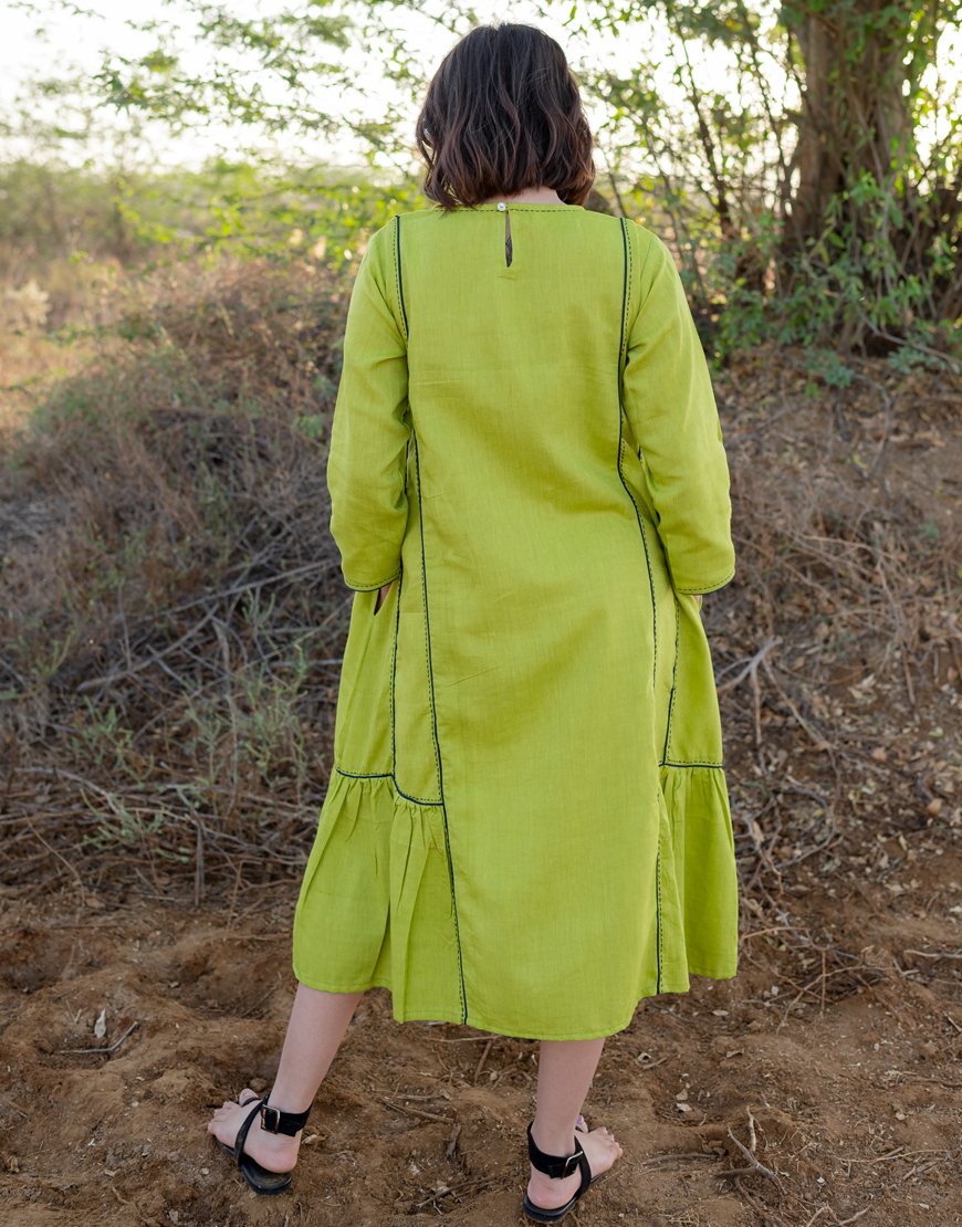 Lime Green Dress