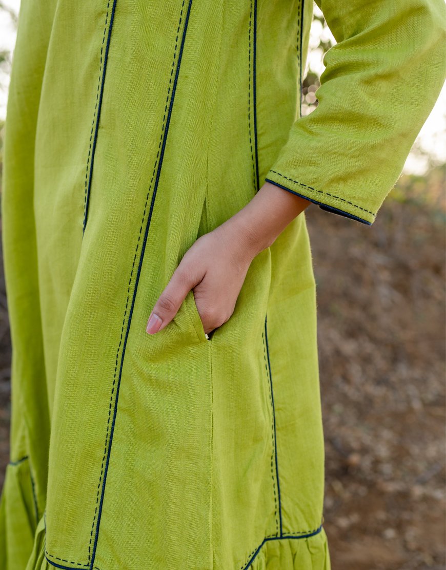 Lime Green Dress