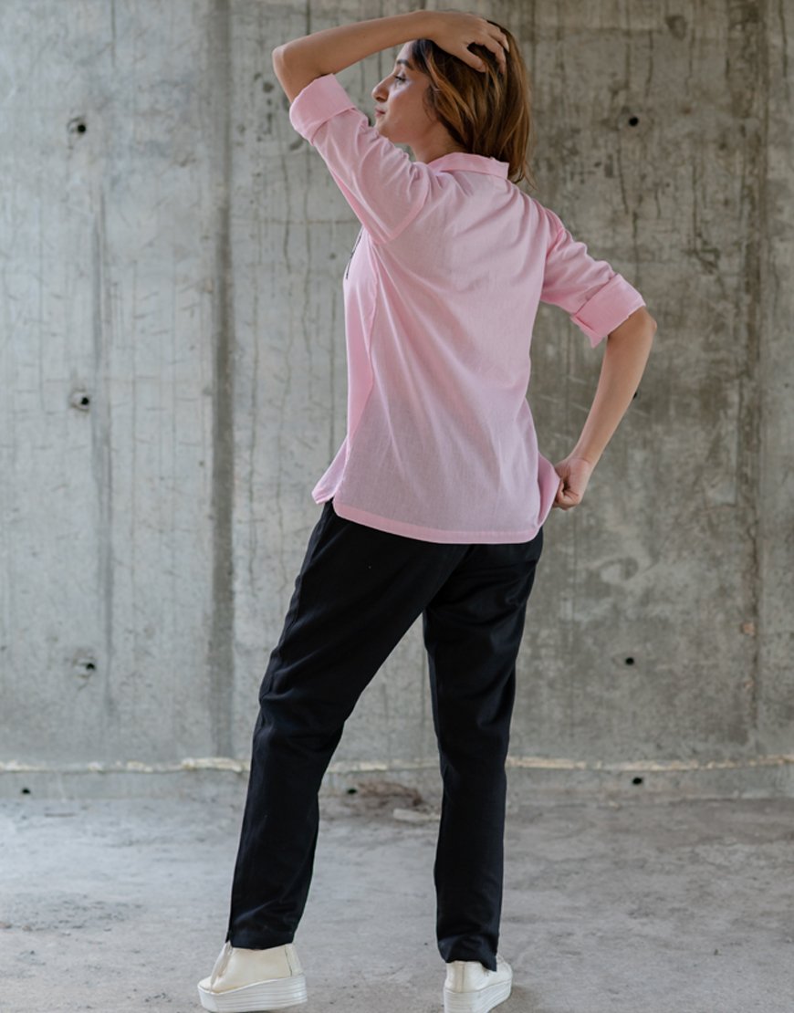 Pastel Pink Artsy Shirt