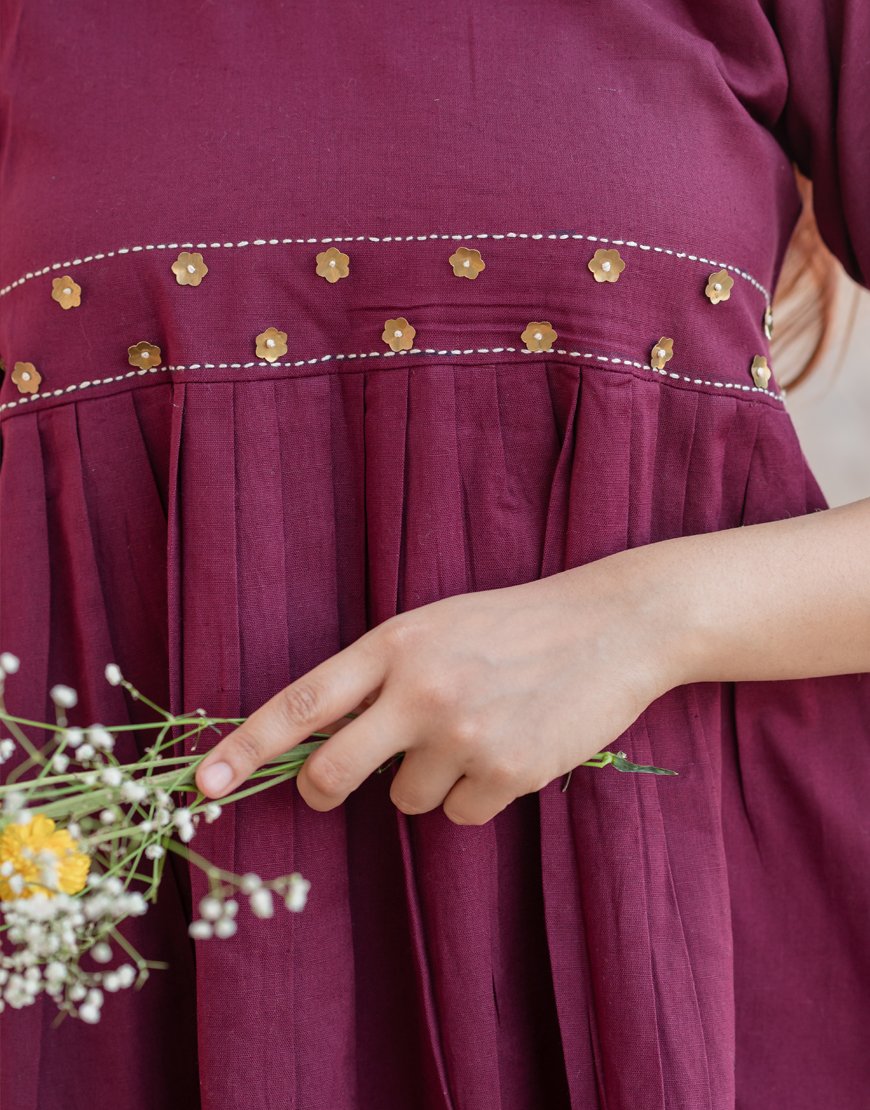 Plum Wine Co-ord Set