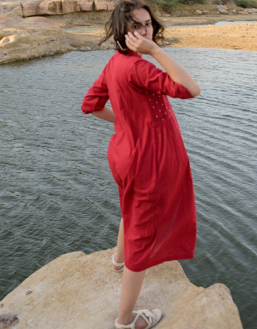 Poppy Red Dress