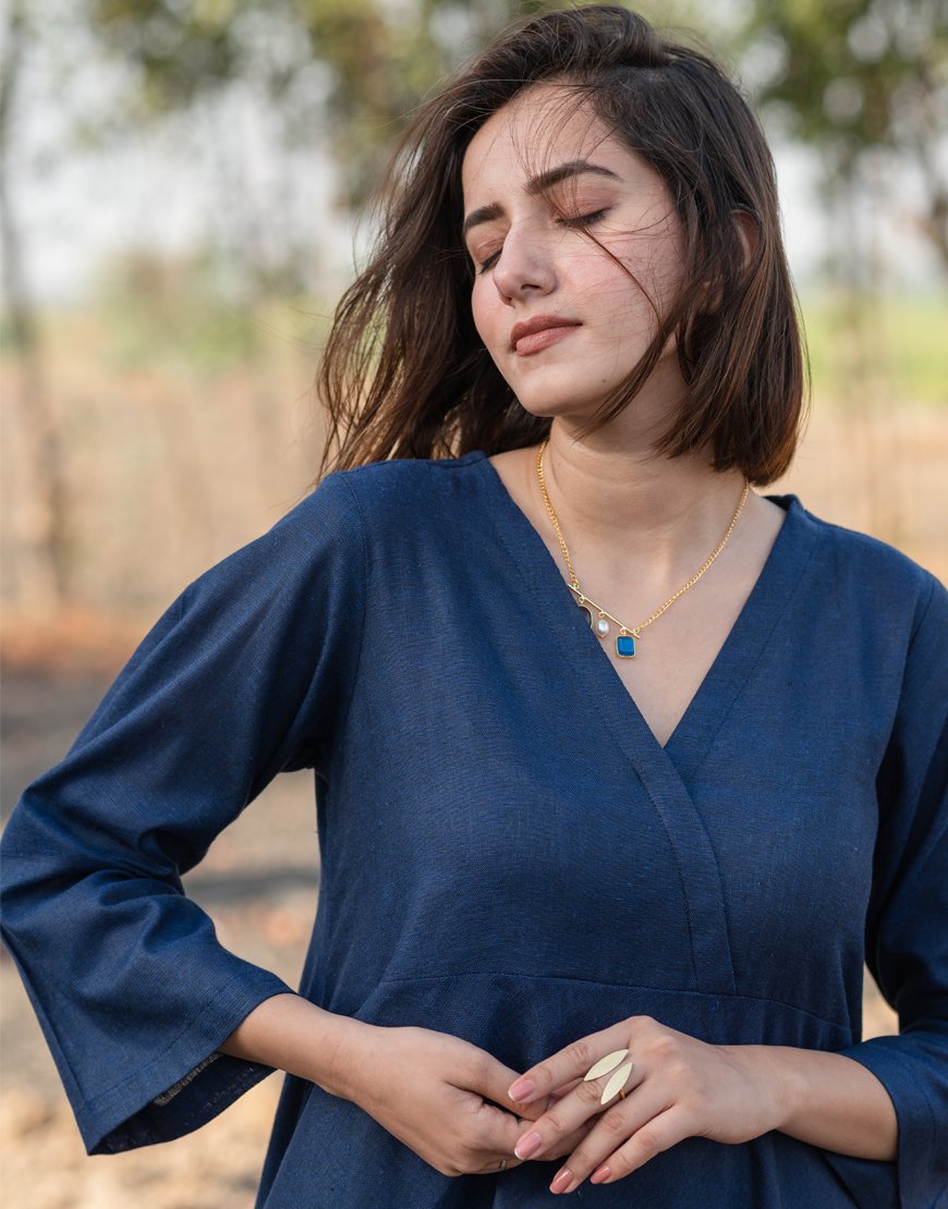 Royal Blue Flare Dress