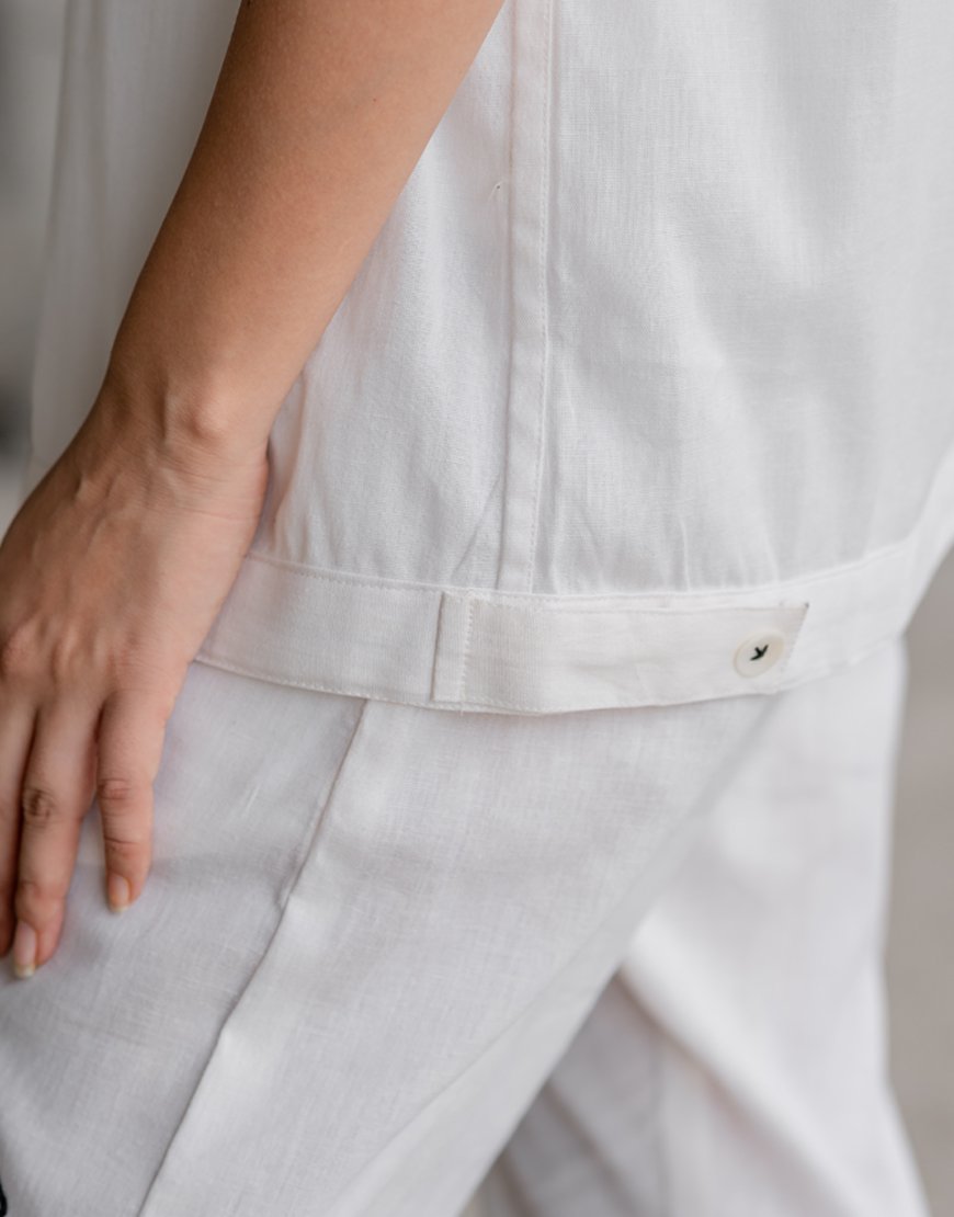 White Artsy Jacket