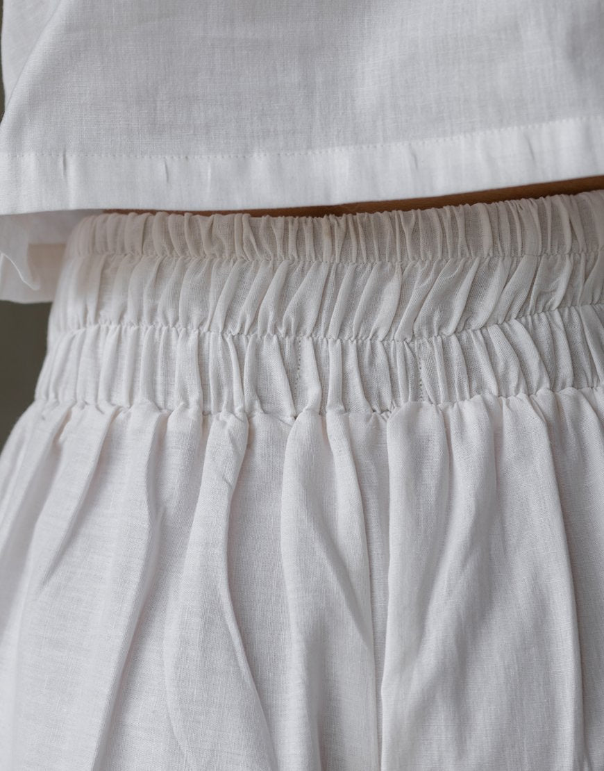 White Artsy Palazzo