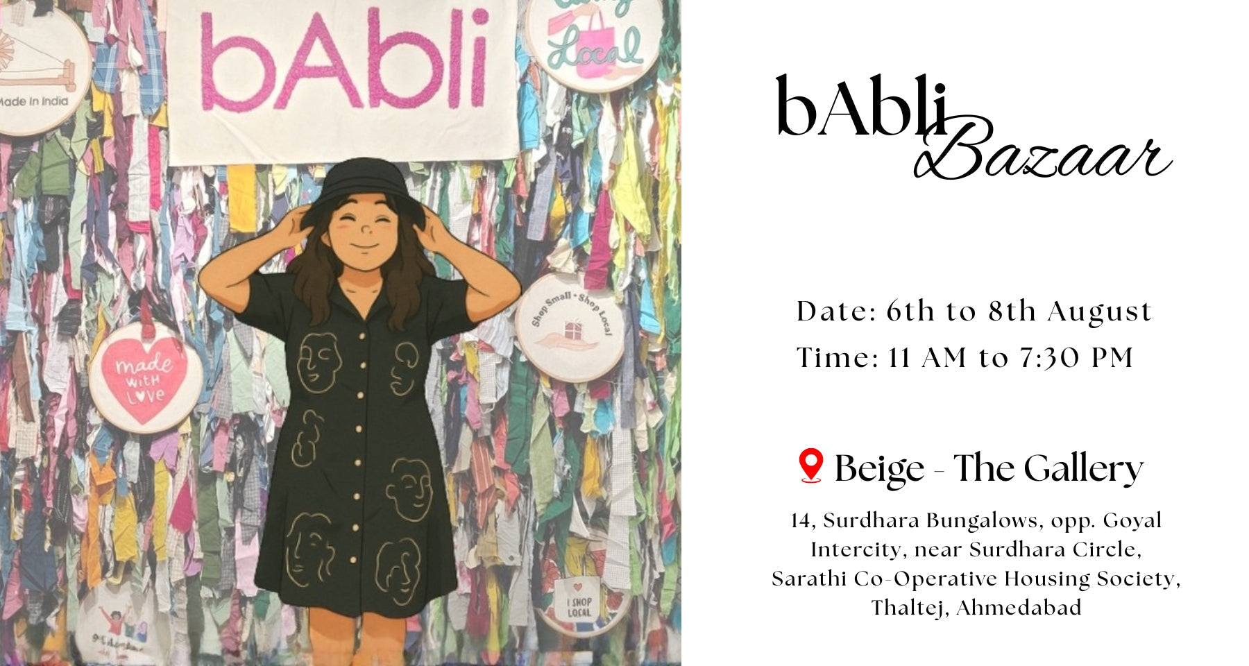 bAbli Bazaar is Coming to Ahmedabad – Mark Your Calendars for 6th, 7th & 8th August!