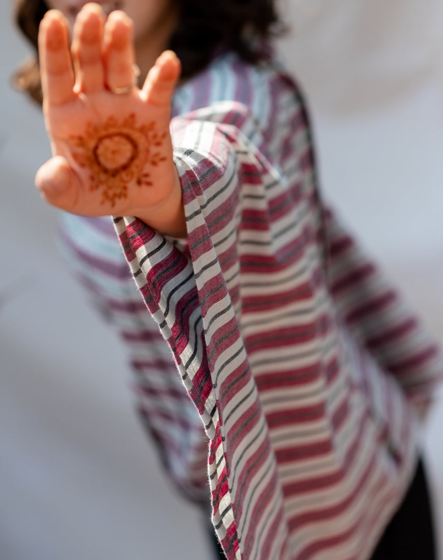 Soft Maroon Kaftaan Top