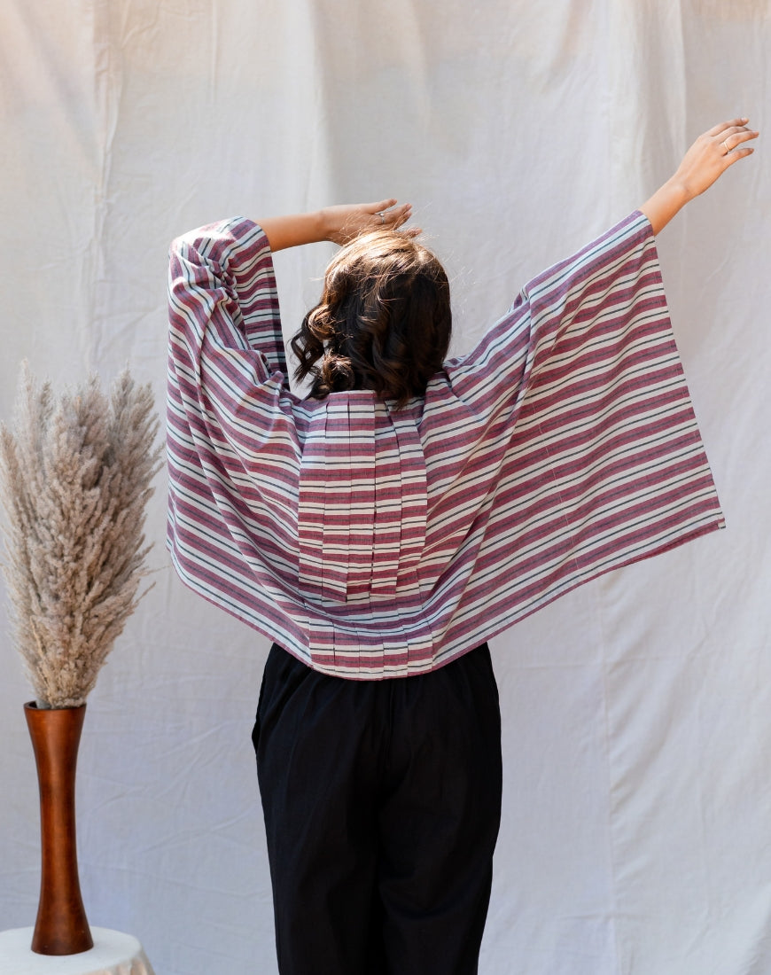 Soft Maroon Kaftaan Top