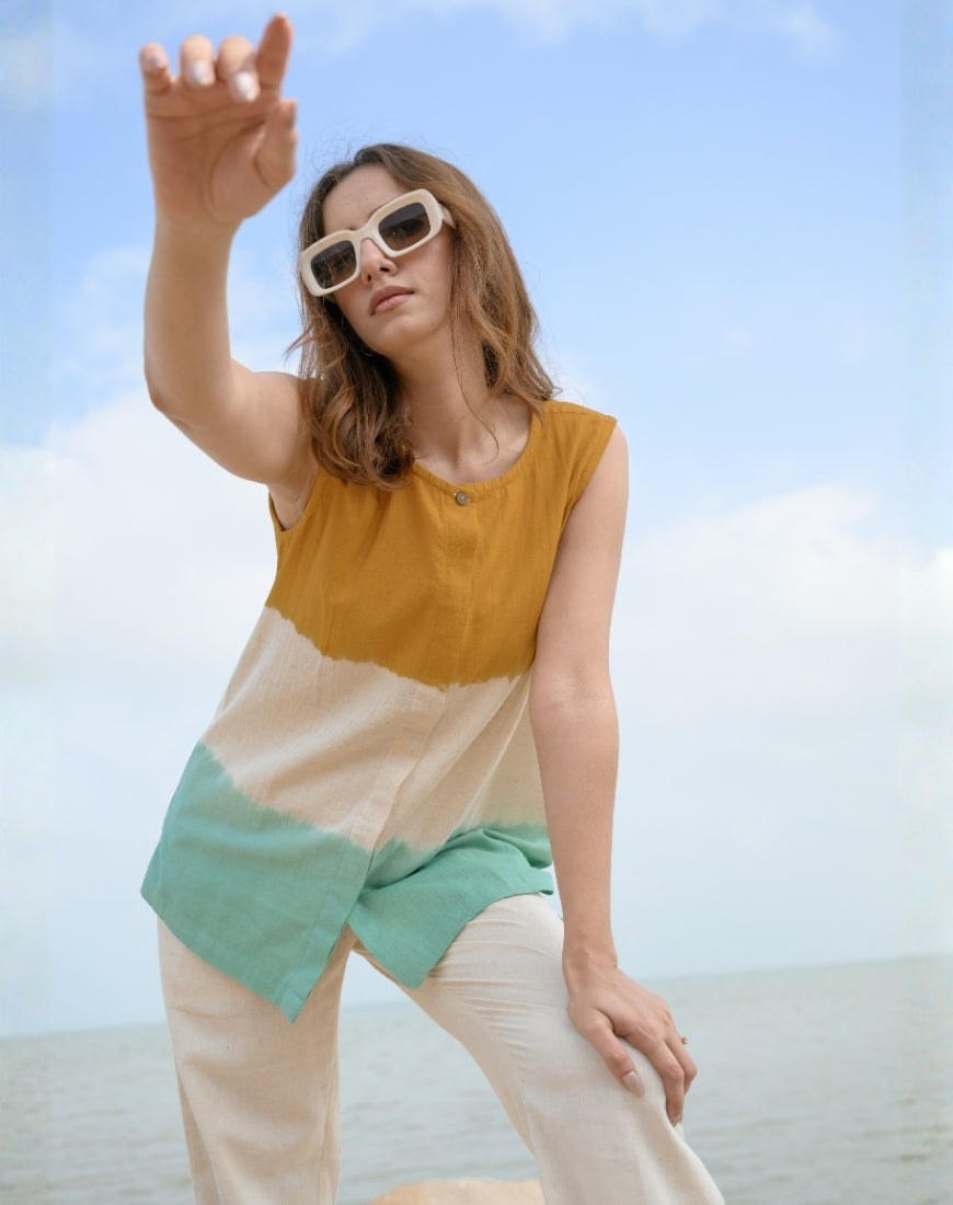 Aam Panna Tie-Dye Top