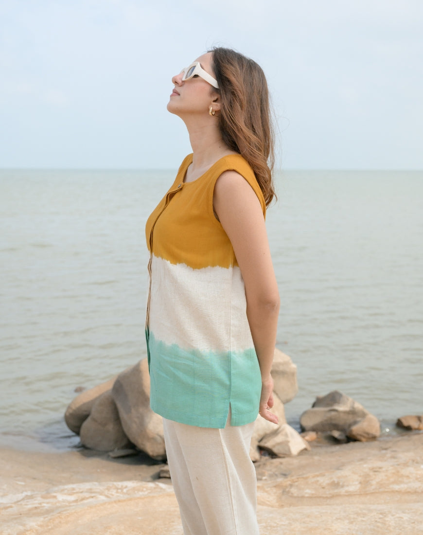 Aam Panna Tie-Dye Top