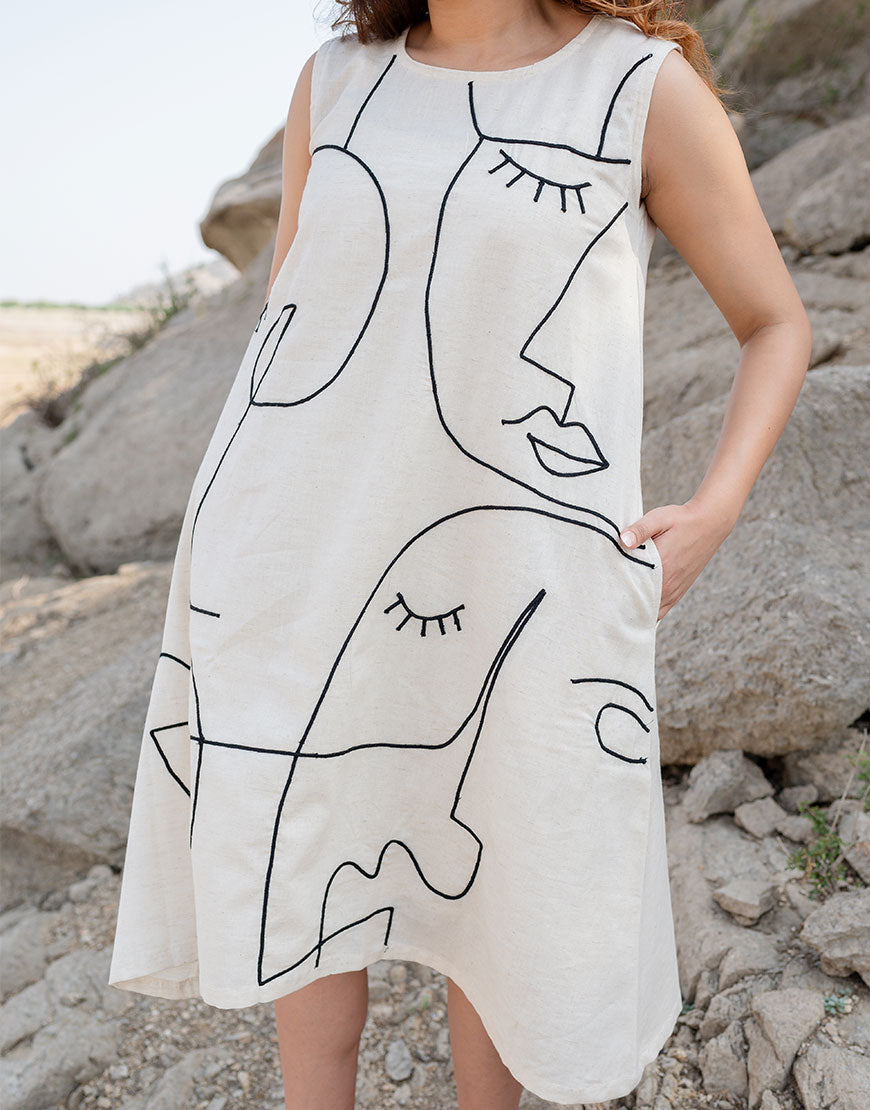 Artsy Khadi Dreamy Dress