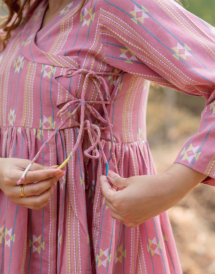 Baby Pink Angarakha Top