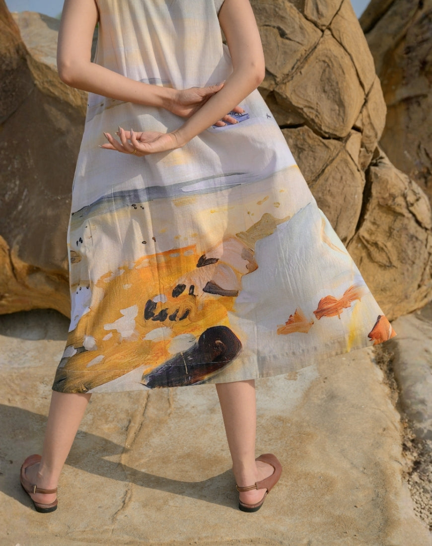 Beige Desert Dress