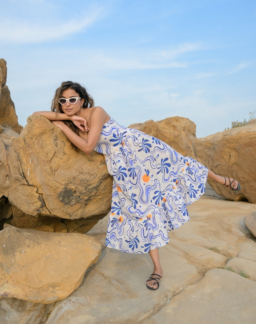 Blue Wave Dress