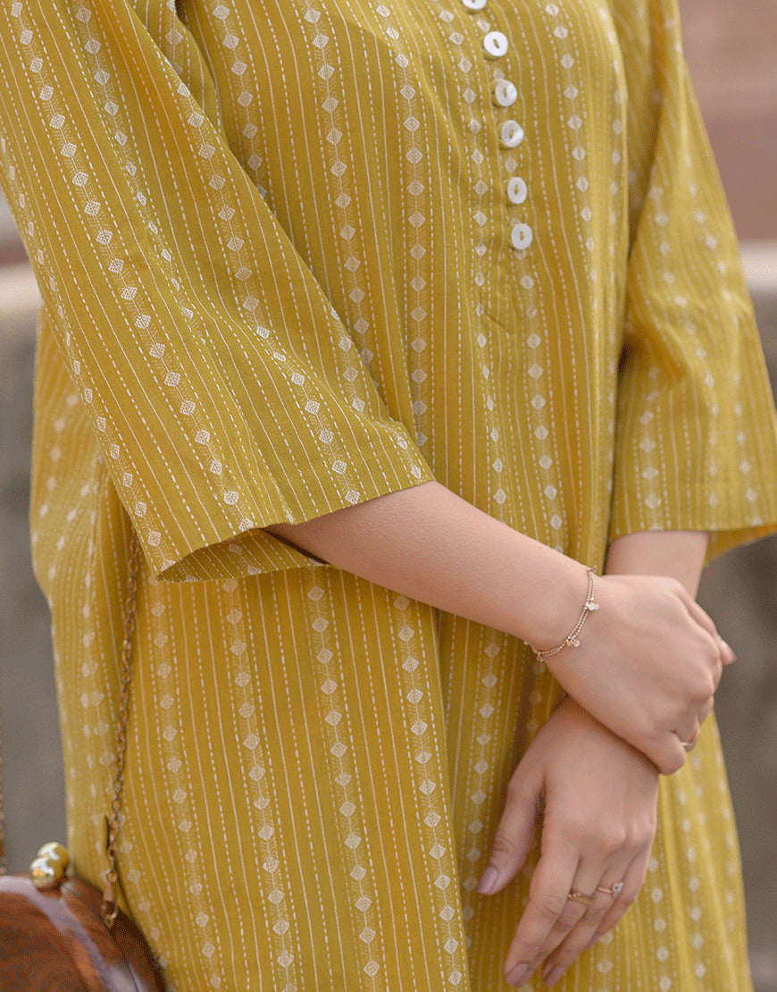 Brass Yellow Co-ord Set