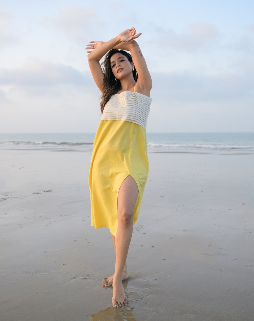 Butterscotch Yellow Dress