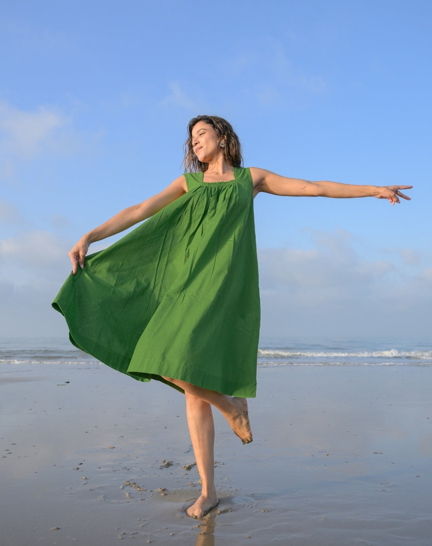 Cactus Green Dress