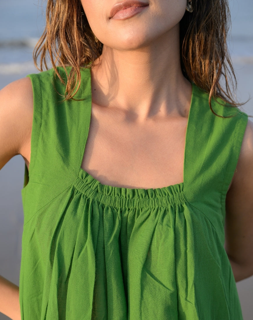 Cactus Green Dress