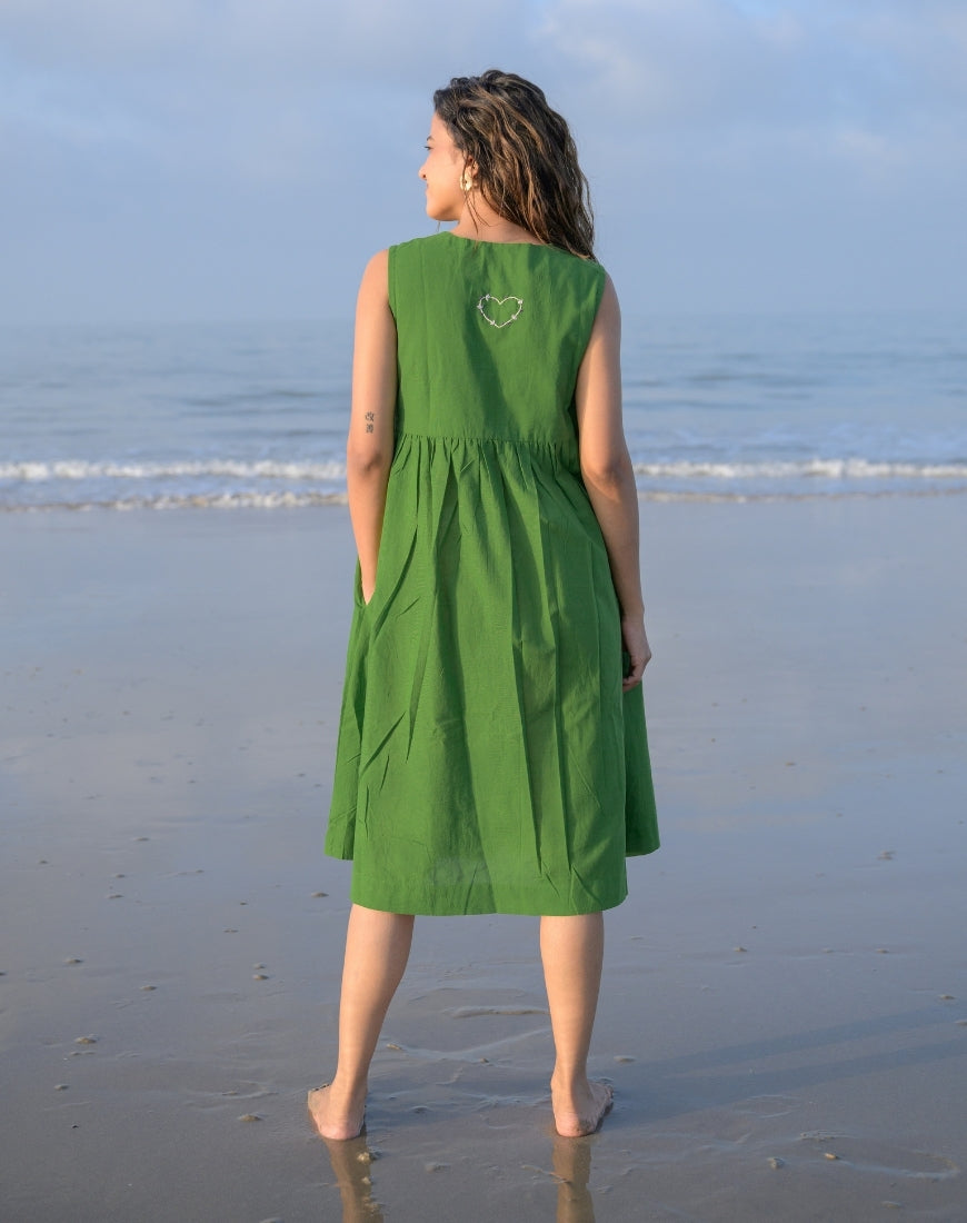 Cactus Green Dress