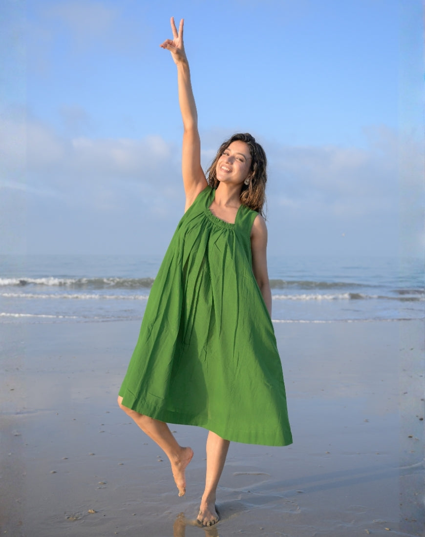 Cactus Green Dress