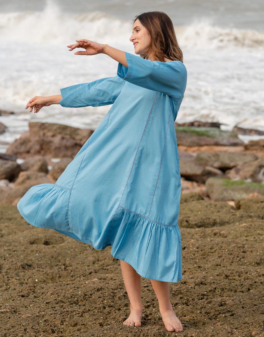 Calm blue Breeze Dress