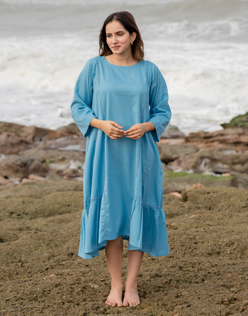 Calm blue Breeze Dress