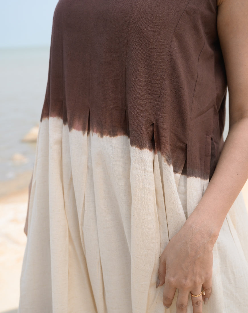 Chocolate Tie-Dye Dress