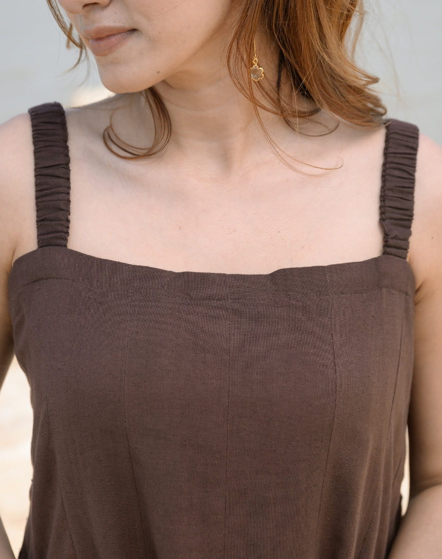 Chocolate Tie-Dye Dress