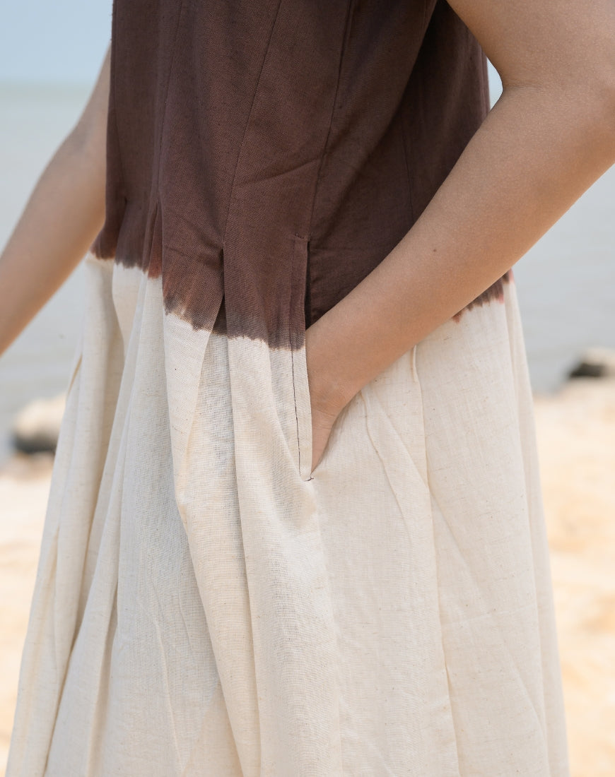 Chocolate Tie-Dye Dress