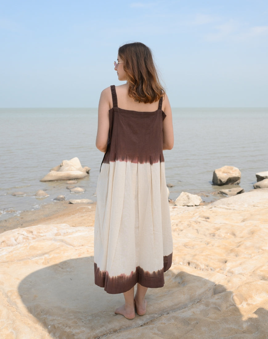 Chocolate Tie-Dye Dress