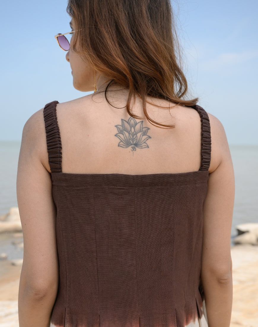 Chocolate Tie-Dye Dress