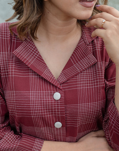 Cranberry Maroon Co-ord