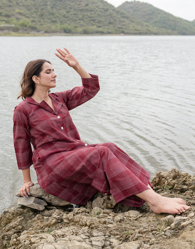 Cranberry Maroon Co-ord