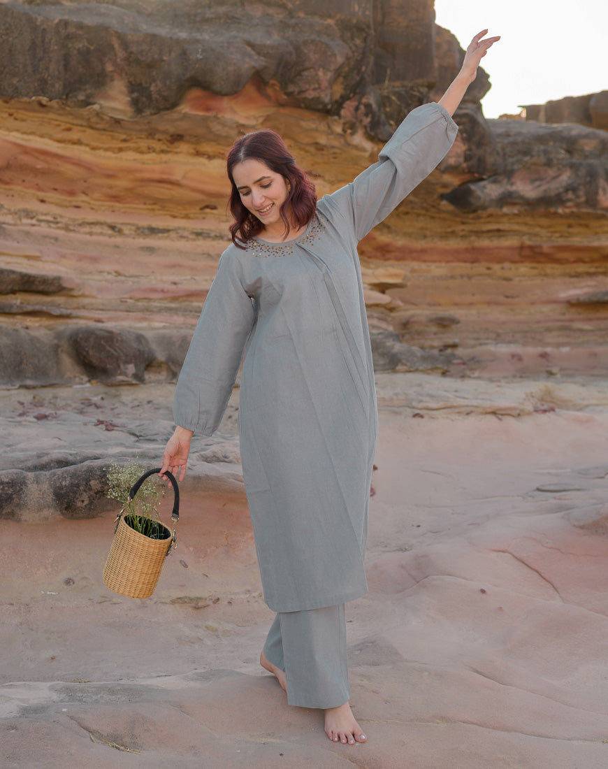 Glimmer Grey Co-ord