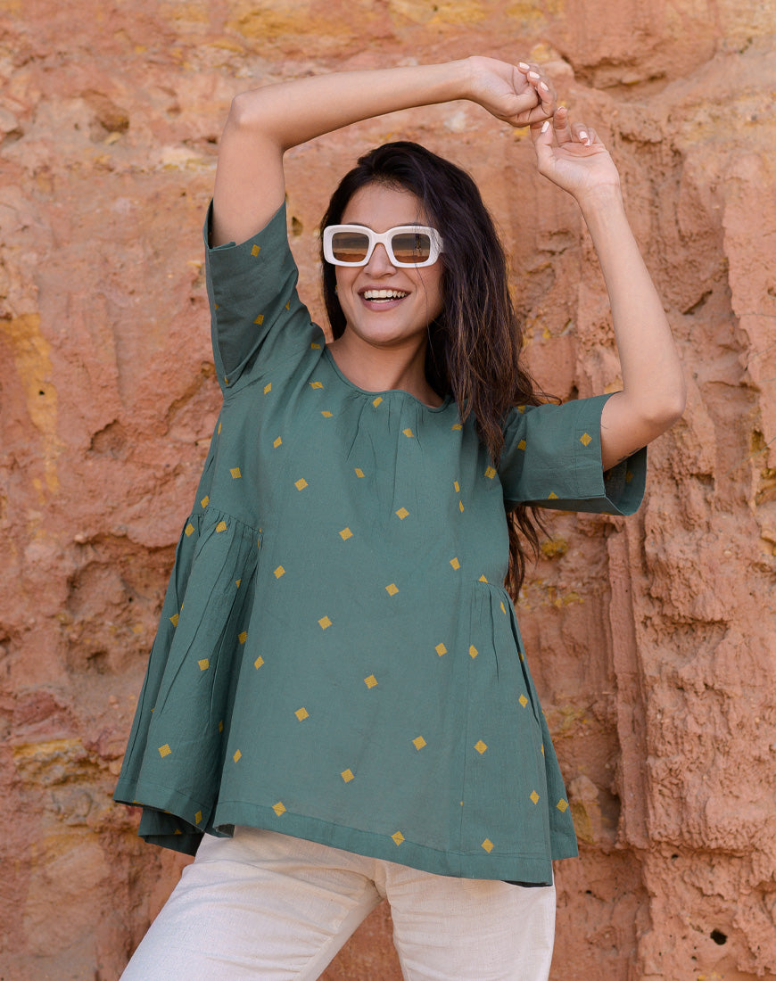 Green Glance Top