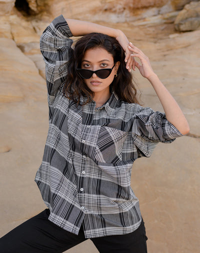 Grey Phantom Over-Sized Shirt