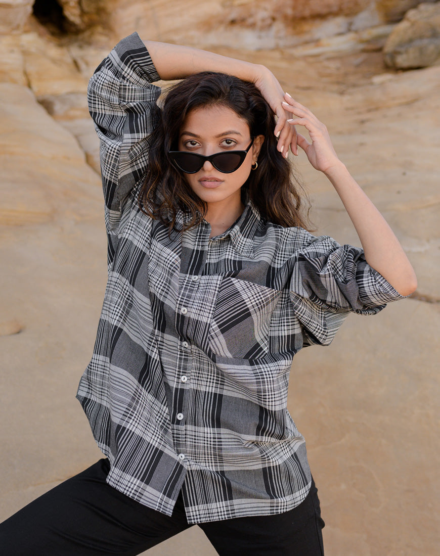 Grey Phantom Over-Sized Shirt
