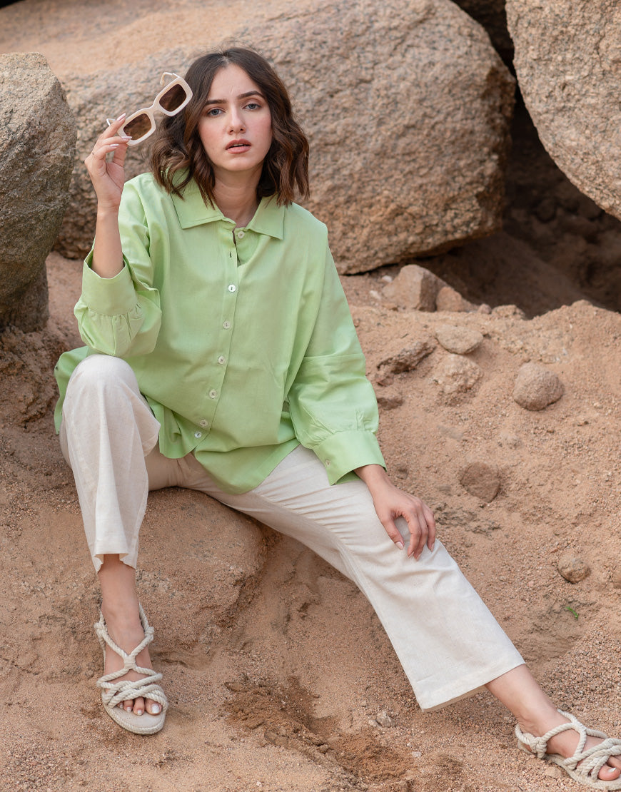 Guava Green  Shirt