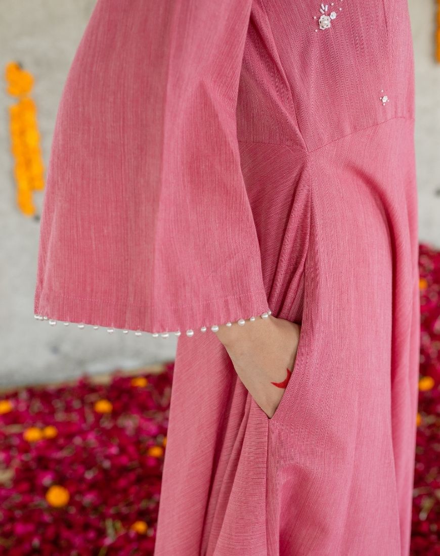 Gulabi Kurta Set