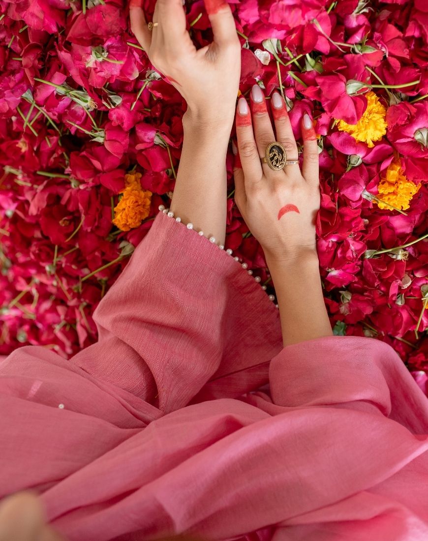 Gulabi Kurta Set
