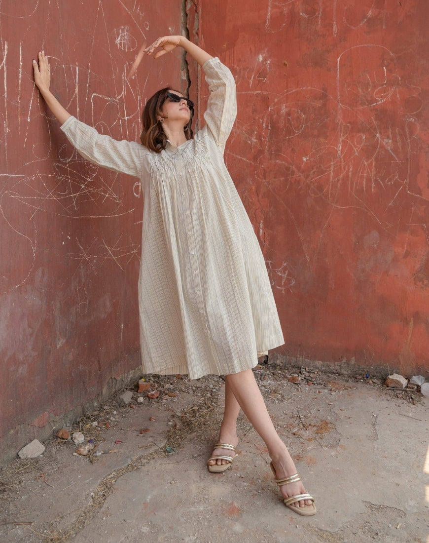 Ivory Ease Dress