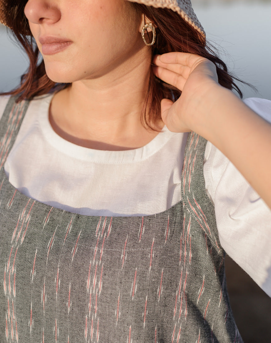 Loom Grey Dress With Top
