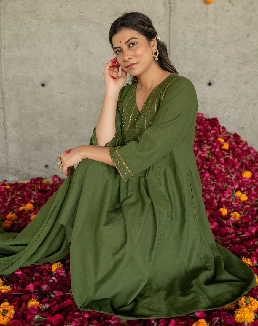 Mehndi Kurta Set