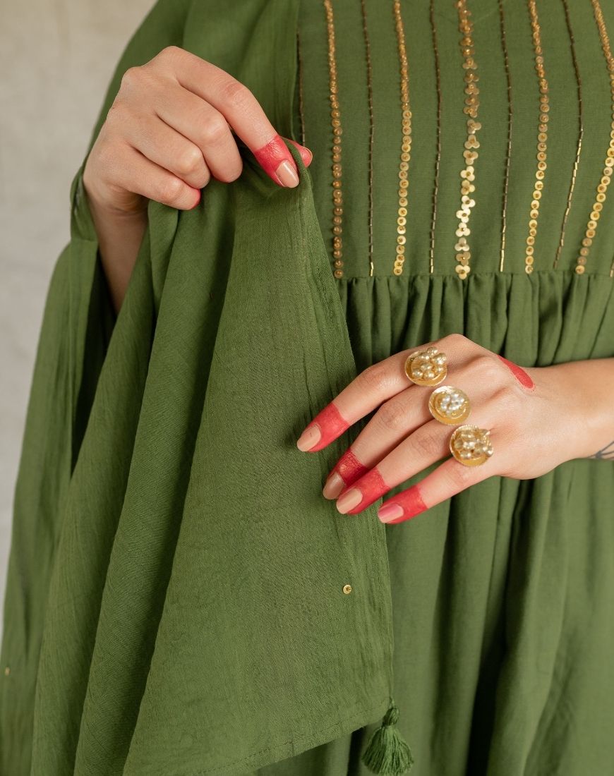 Mehndi Kurta Set