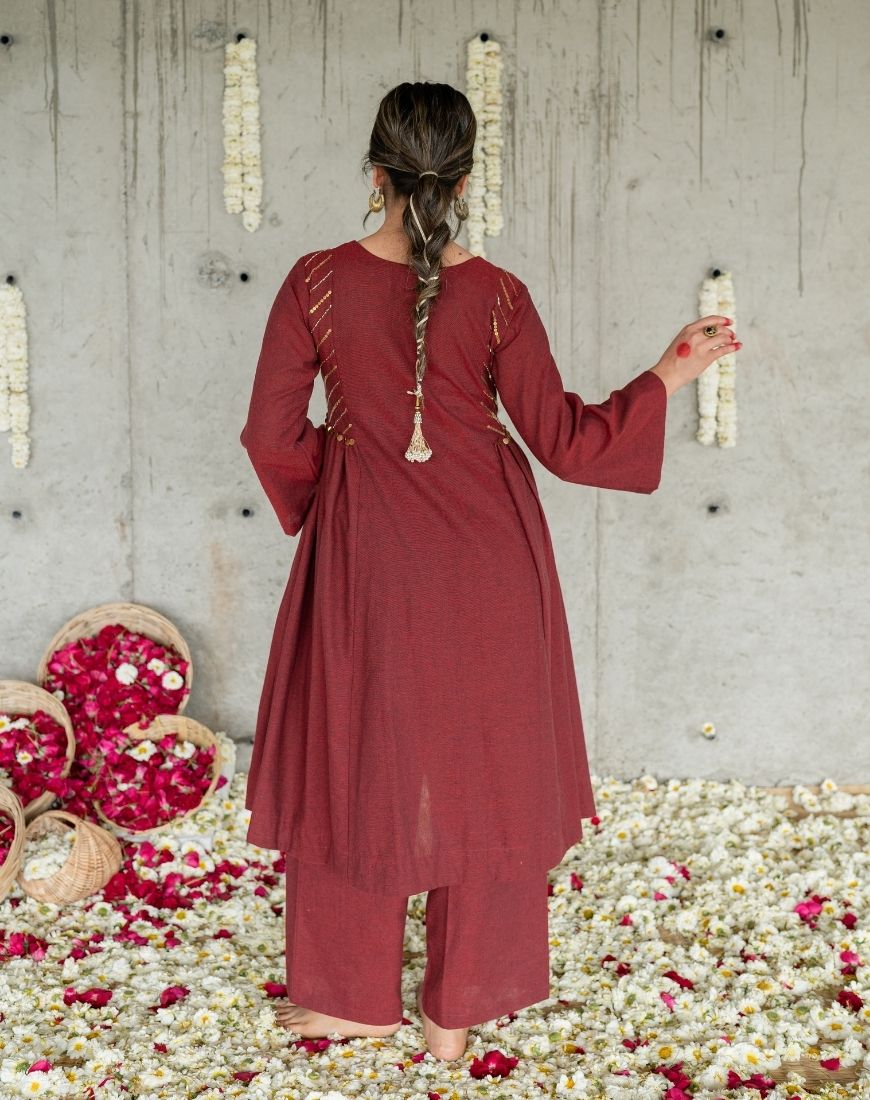 Mehruni Kurta Set